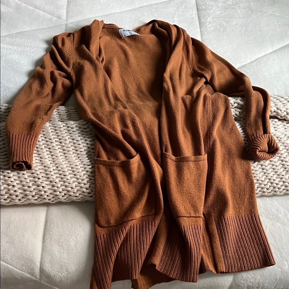 Old Navy Women's Tan Cardigan Sweater